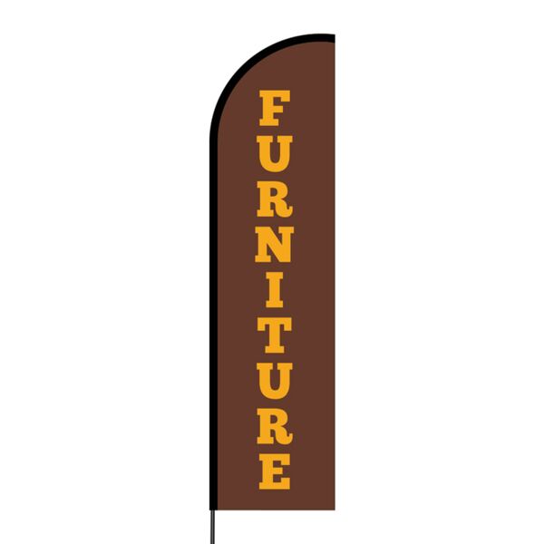 Furniture Flex Banner Flag - 16ft (Single Sided) Thumbnail
