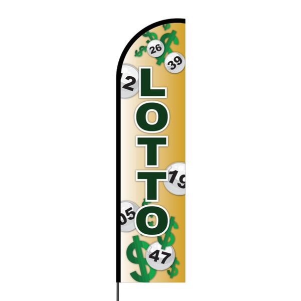 Lotto Flex Banner Flag - 16ft (Single Sided) Thumbnail