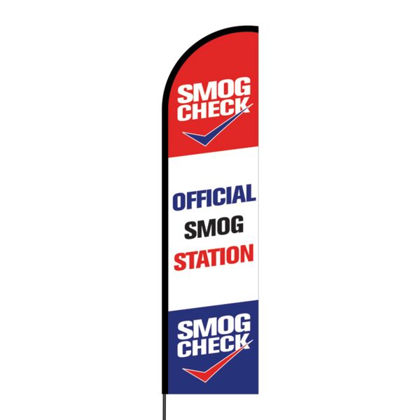 Official Smog Station Flex Banner Flag - 16ft (Single Sided) Thumbnail