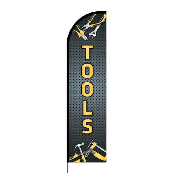 Tools Flex Banner Flag - 16ft (Single Sided) Thumbnail
