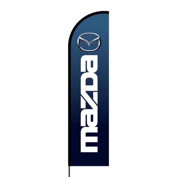 Mazda Flex Banner Flag - 16ft (Single Sided) Thumbnail