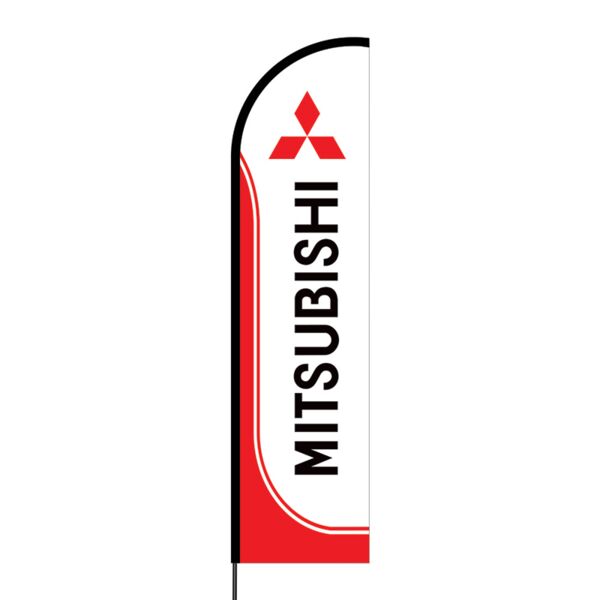 Mitsubishi Flex Banner Flag - 16ft (Single Sided) Thumbnail