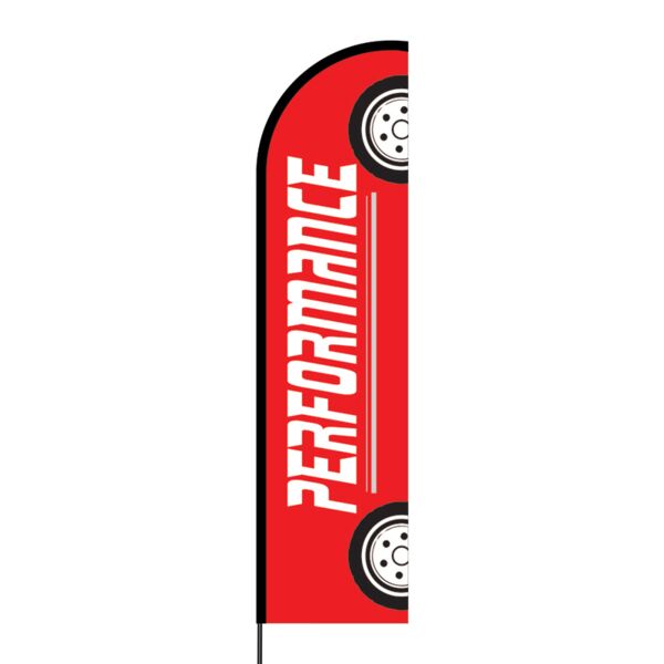 Performance Flex Banner Flag - 16ft (Single Sided) Thumbnail