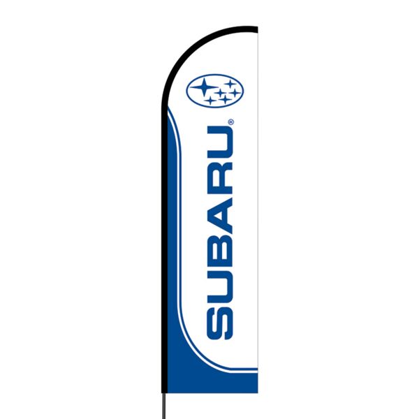 Subaru Flex Banner Flag - 16ft (Single Sided) Thumbnail