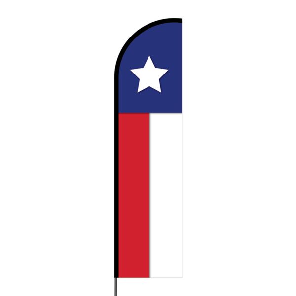 Texas Flex Banner Flag - 16ft (Single Sided) Thumbnail