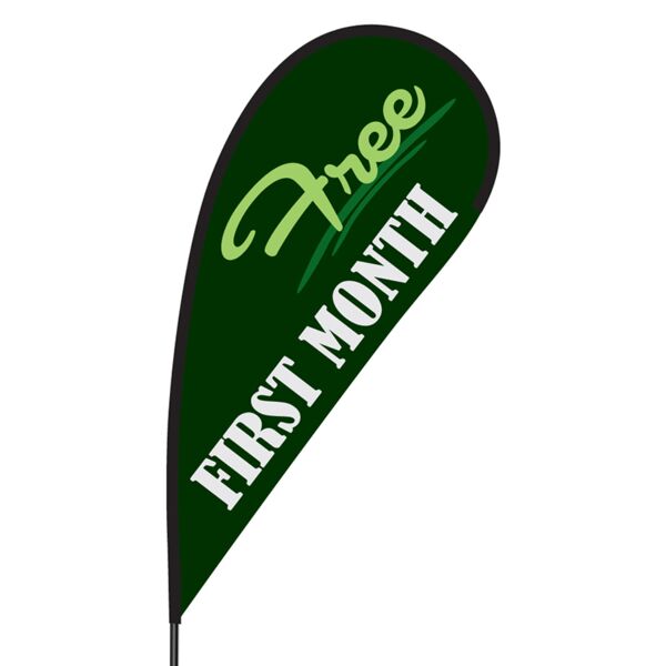 First Month Free Flex Blade Flag - 09' Single Sided Thumbnail