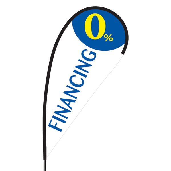0% Financing Flex Blade Flag - 09' Single Sided Thumbnail