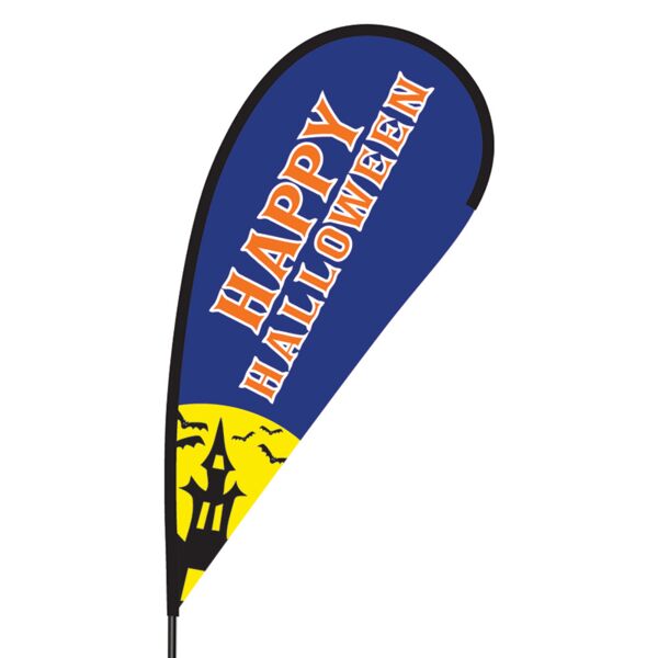 Happy Halloween Flex Blade Flag - 09' Single Sided Thumbnail