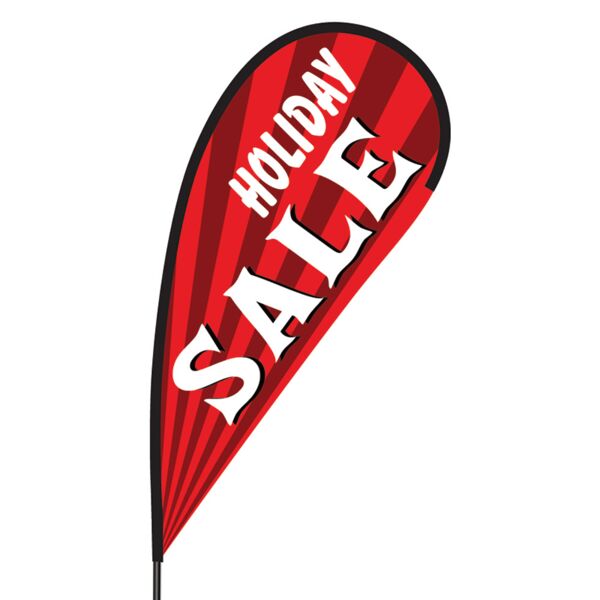 Holiday Sale Flex Blade Flag - 09' Single Sided Thumbnail