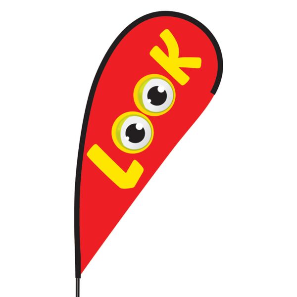 Look Flex Blade Flag - 09' Single Sided Thumbnail