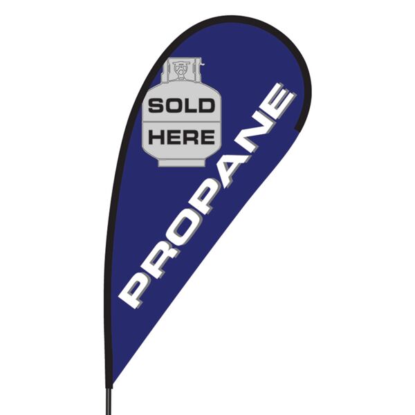 Propane Flex Blade Flag - 09' Single Sided Thumbnail