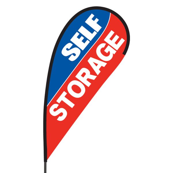 Self Storage Flex Blade Flag - 09' Single Sided Thumbnail