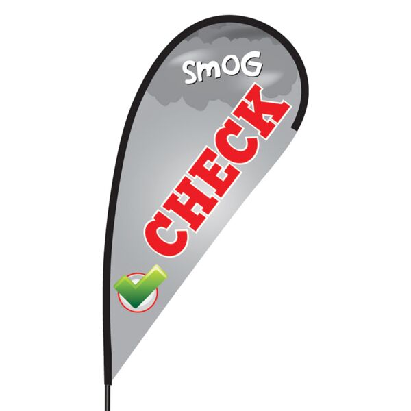 Smog Check Flex Blade Flag - 09' Single Sided Thumbnail
