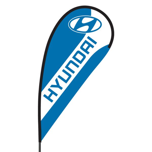 Hyundai Flex Blade Flag - 09' Single Sided Thumbnail