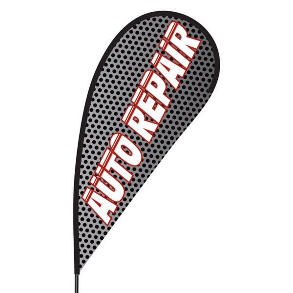 Auto Repair Flex Blade Flag - 09' Single Sided Thumbnail