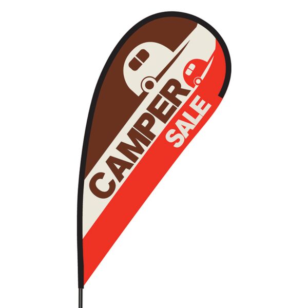 Camper Sale Flex Blade Flag - 09' Single Sided Thumbnail