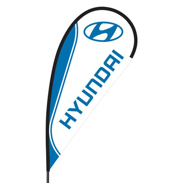 Hyundai Flex Blade Flag - 09' Single Sided Thumbnail