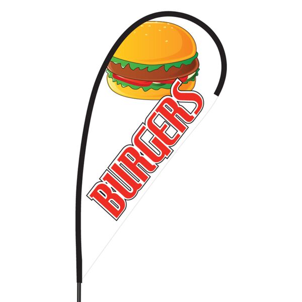 Burgers Flex Blade Flag - 09' Single Sided Thumbnail