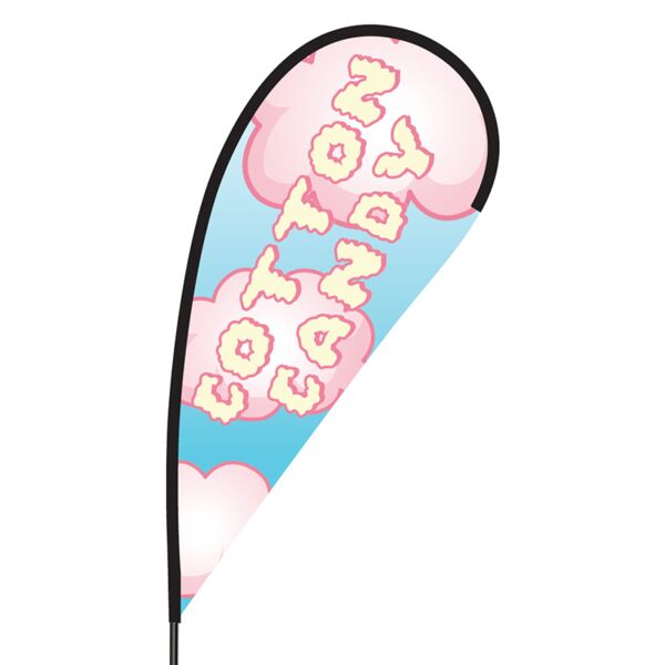 Cotton Candy Flex Blade Flag - 09' Single Sided Thumbnail