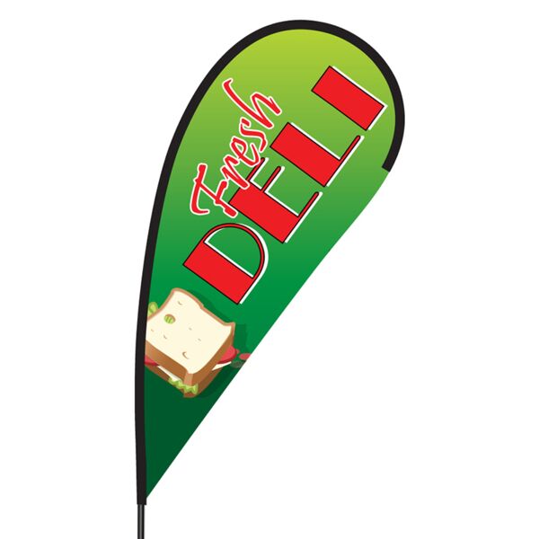Fresh Deli Flex Blade Flag - 09' Single Sided Thumbnail