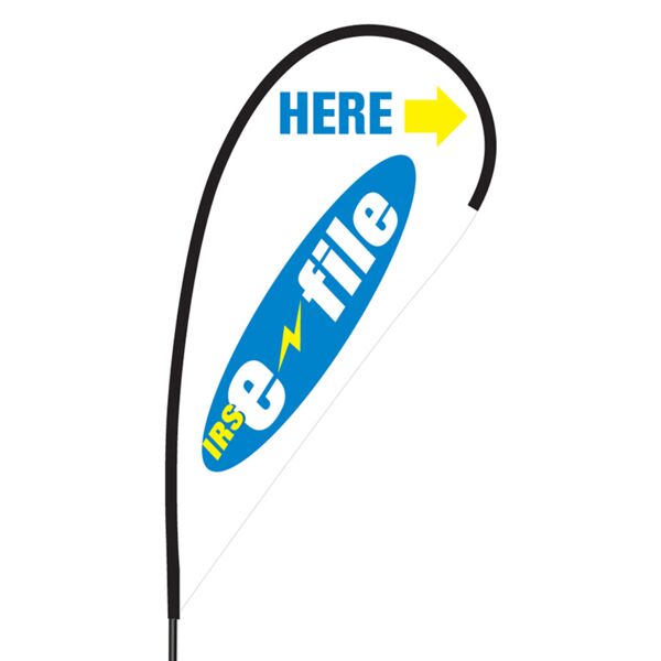 eFile Flex Blade Flag - 09' Single Sided Thumbnail