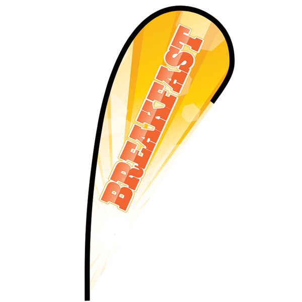 Breakfast Flex Blade Flag - 12' Thumbnail
