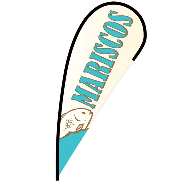 Mariscos Flex Blade Flag - 12' Thumbnail