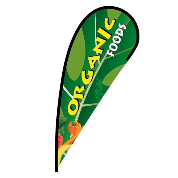Organic Foods Flex Blade Flag - 12' Thumbnail