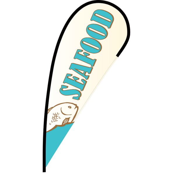 Seafood Flex Blade Flag - 12' Thumbnail