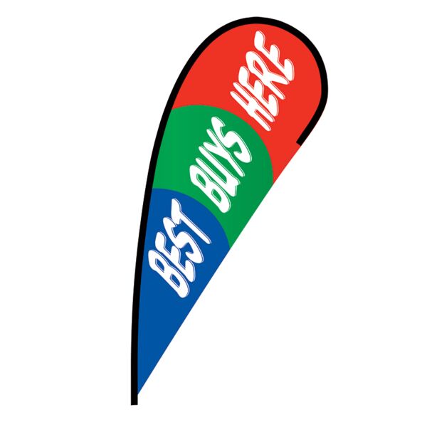 Best Buys Here Flex Blade Flag - 12' Thumbnail