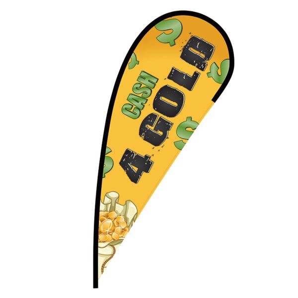 Cash 4 Gold Flex Blade Flag - 12' Thumbnail