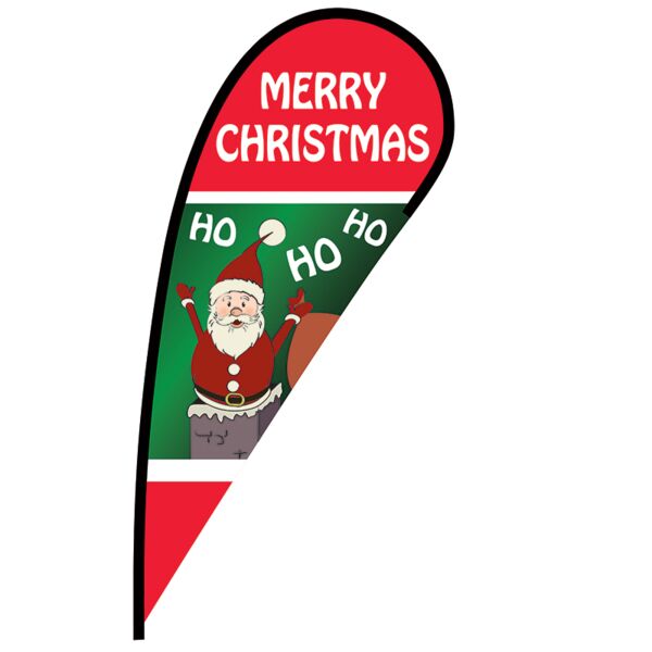 Merry Christmas Flex Blade Flag - 12' Thumbnail
