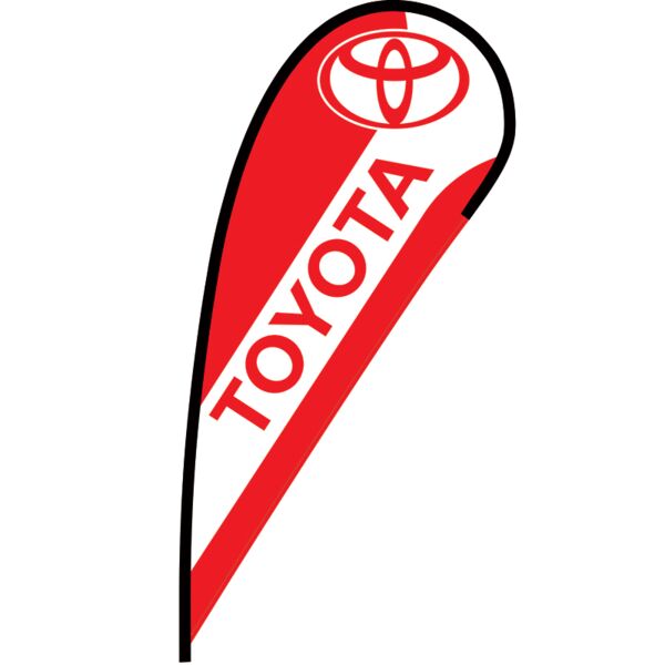 Toyota Flex Blade Flag - 12' Thumbnail