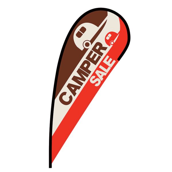 Camper Sale Flex Blade Flag - 12' Thumbnail