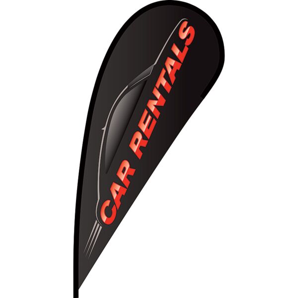 Car Rentals Flex Blade Flag - 12' Thumbnail