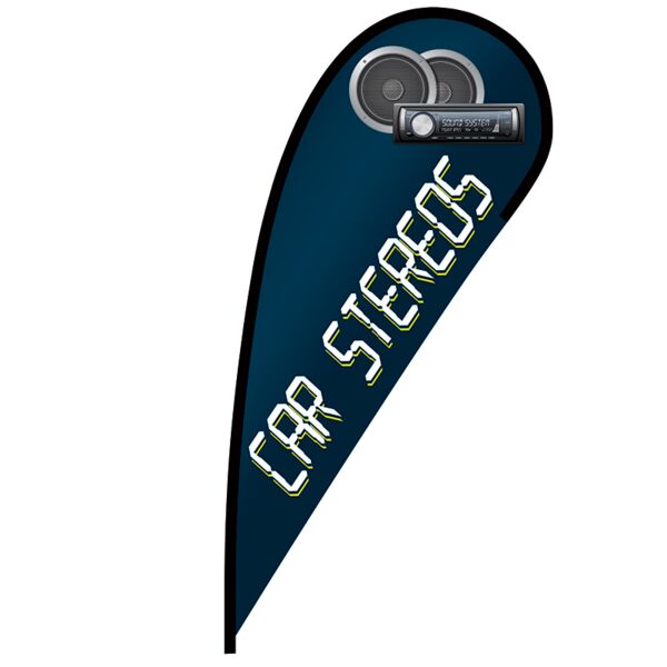 Car Stereos Flex Blade Flag - 12' Thumbnail