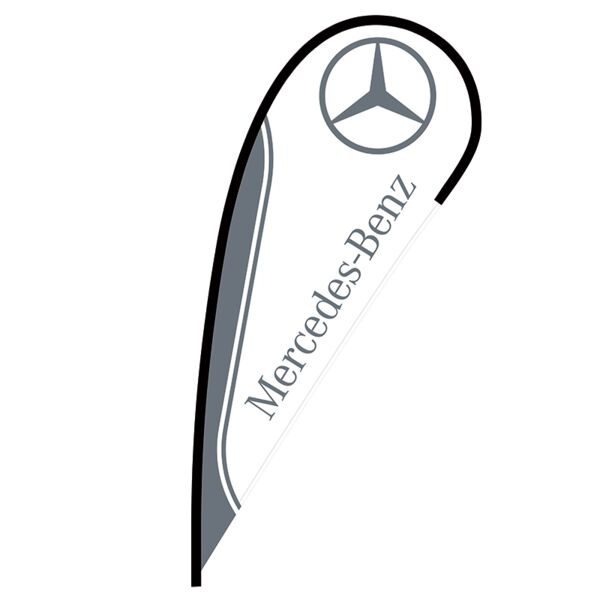 Mercedes Flex Blade Flag - 12' Thumbnail
