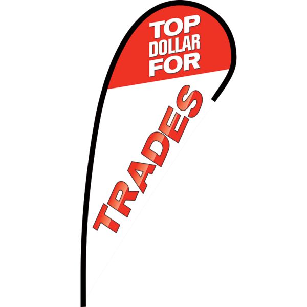 Top Dollar for Trades Flex Blade Flag - 12' Thumbnail