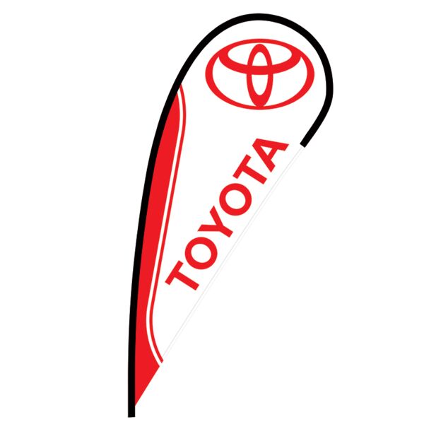 Toyota Flex Blade Flag - 12' Thumbnail