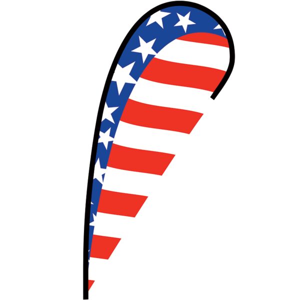American Flex Blade Flag - 12' Thumbnail
