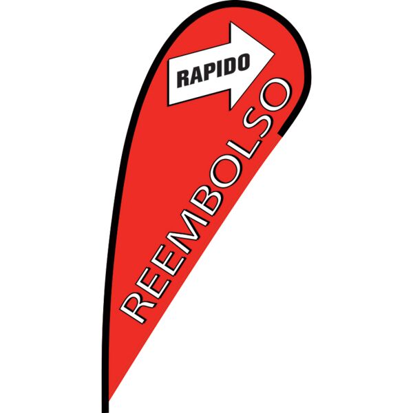 Rapido Reembolso Flex Blade Flag - 12' Thumbnail