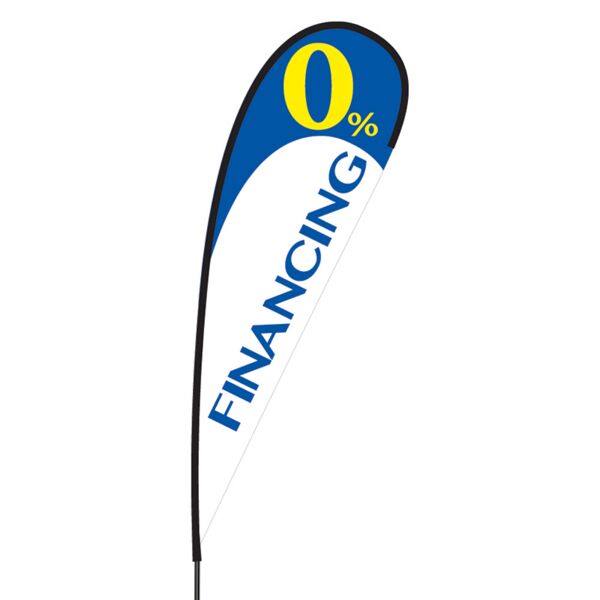 0% Financing Flex Blade Flag - 15' Thumbnail