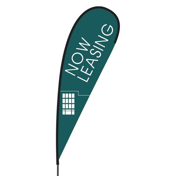 Now Leasing Flex Blade Flag - 15' Thumbnail