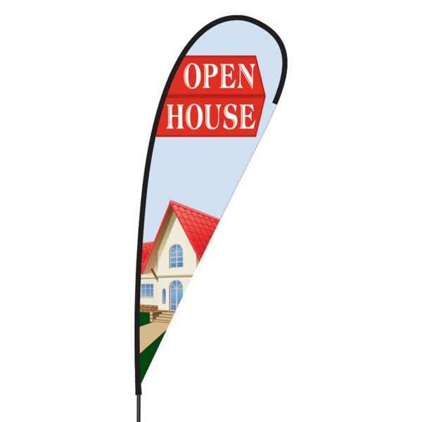 Open House Flex Blade Flag - 15' Thumbnail