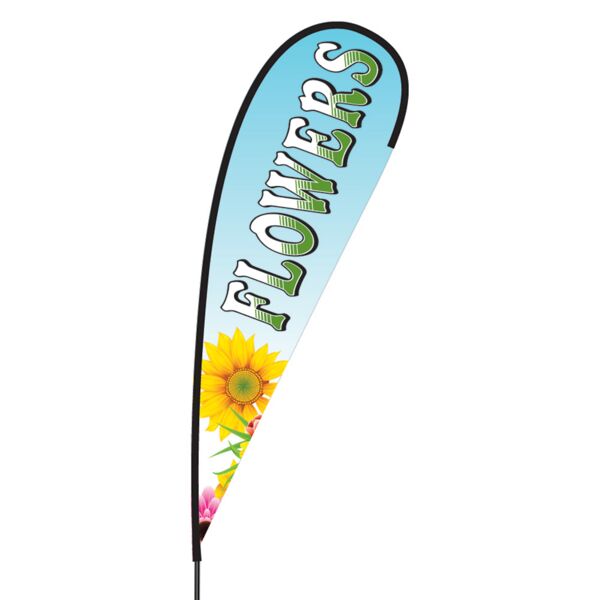 Flowers Flex Blade Flag - 15' Thumbnail