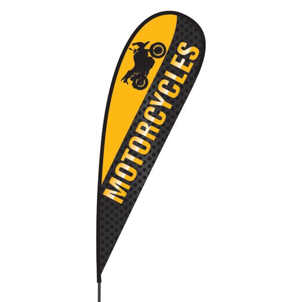 Motorcycles Flex Blade Flag - 15' Thumbnail