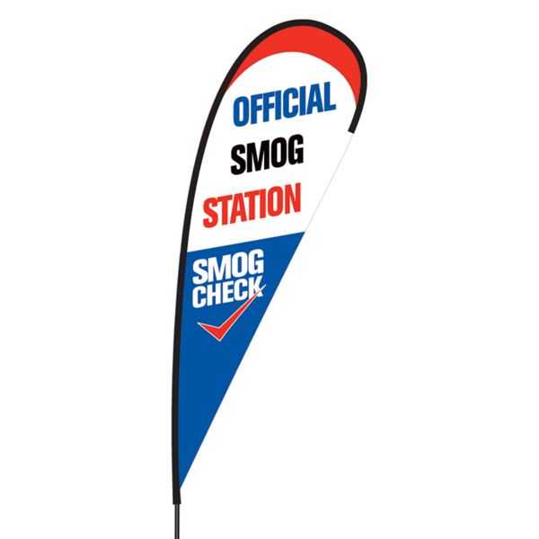 Official Smog Station Flex Blade Flag - 15' Thumbnail