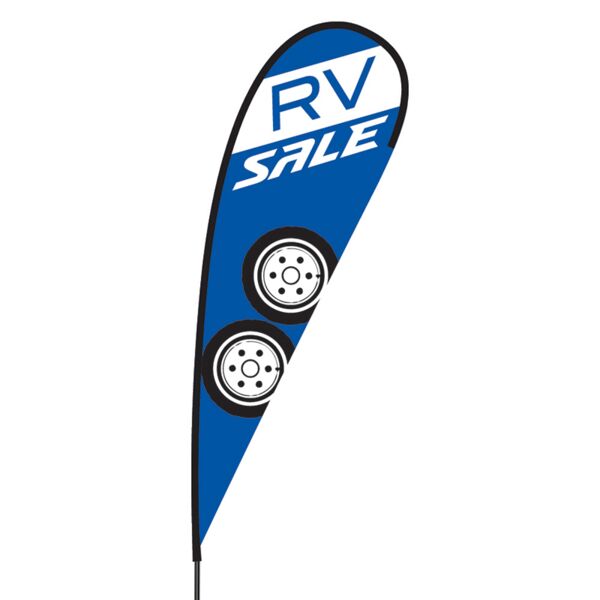 RV Sale Flex Blade Flag - 15' Thumbnail