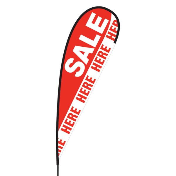 Sale Here Flex Blade Flag - 15' Thumbnail