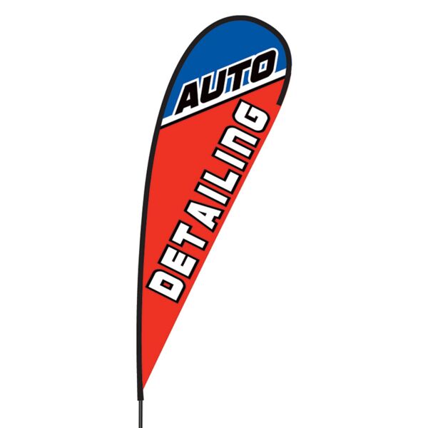 Auto Detailing Flex Blade Flag - 15' Thumbnail